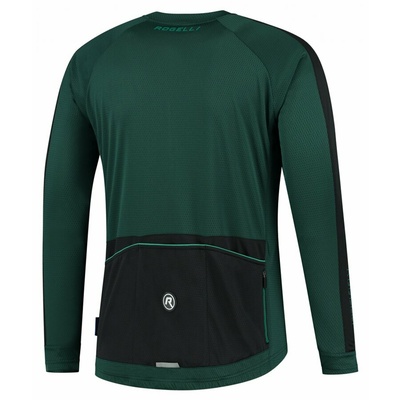 Kolesarjenje za moške majica brez izolacijo Rogelli Raziščite zeleno-črna ROG351003, Rogelli